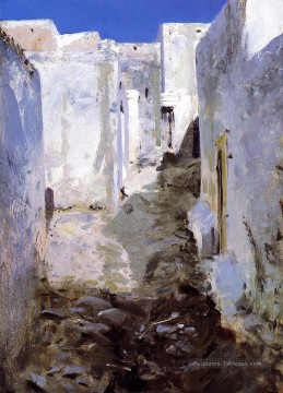 Une rue à Alger John Singer Sargent Peinture à l'huile